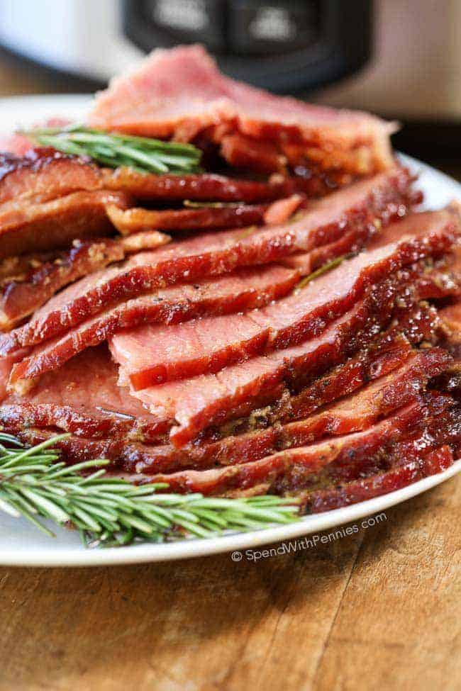 Crock Pot Ham {Easy Holiday Meal!}