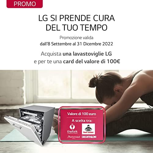 DF222FPS Dishwasher Free Installation, 14 Places, WiFi with SmartThinQ