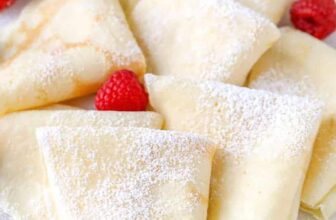 plate of Easy Crepes Recipe