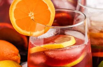 glasses of Easy Red Sangria