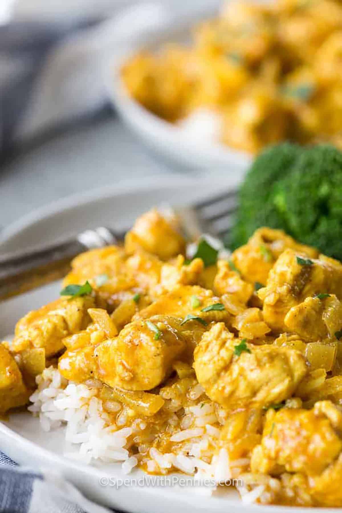 shrimp kabobs piled on a plate