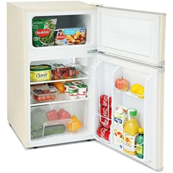 Montpellier MAB2035C Retro Style Undercounter Fridge Freezer, 88 Litre