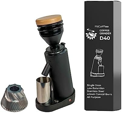Stepless Adjustment Espresso Grinder MiiCoffee D40+ Single Stepless Adjustment Espresso Grinder MiiCoffee D40+ Single