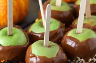 Caramel Apples with toppings