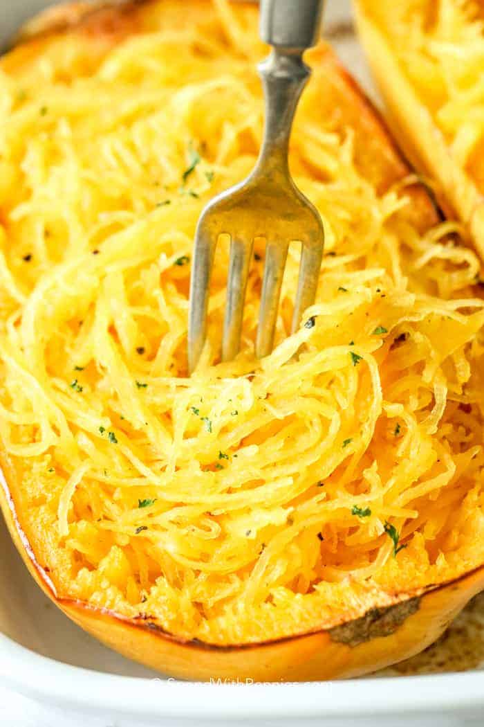 Baked Spaghetti Squash - Spend With Pennies