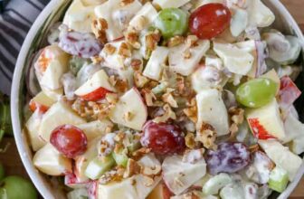 Overhead Waldorf Salad