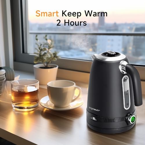 Aigostar Electric Kettle with Variable Temperature (40°C100°C), 1.7L
