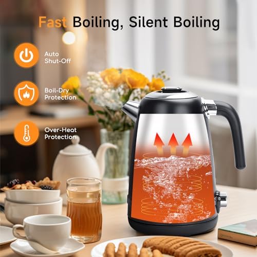 Aigostar Electric Kettle with Variable Temperature (40°C100°C), 1.7L