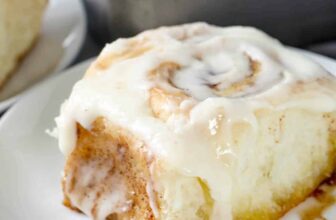Homemade Cinnamon Rolls with icing
