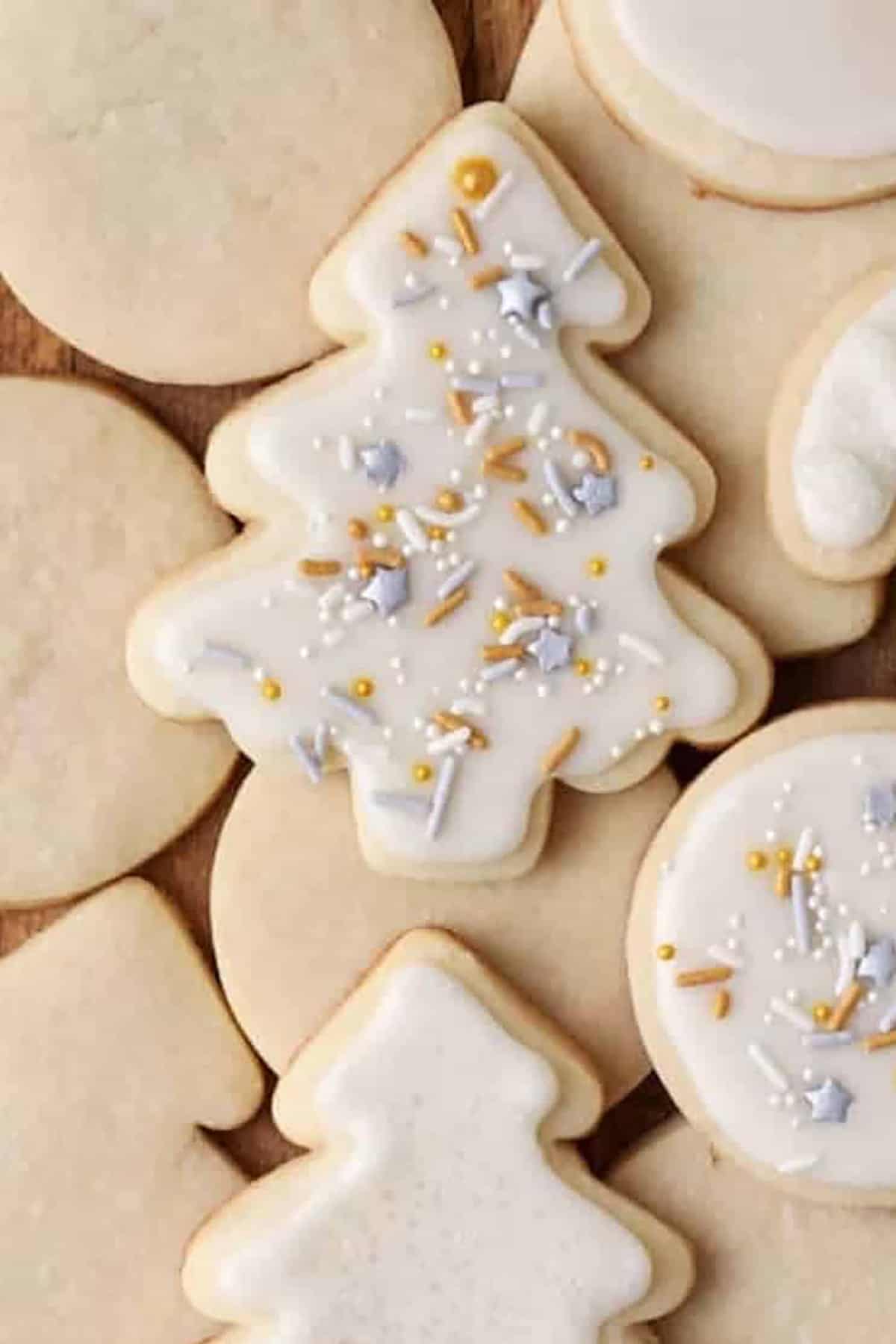 close up of Easy Sugar Cookies