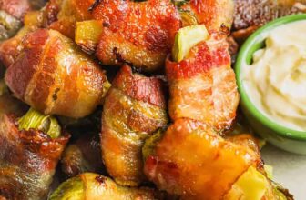 close up ofAir Fryer Pork Chops