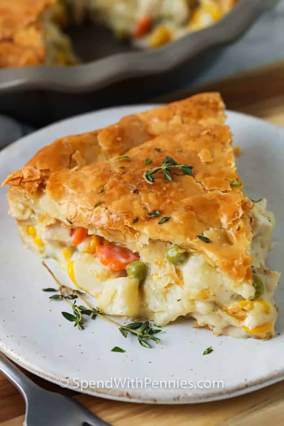 Homemade Chicken Pot Pie - Spend With Pennies