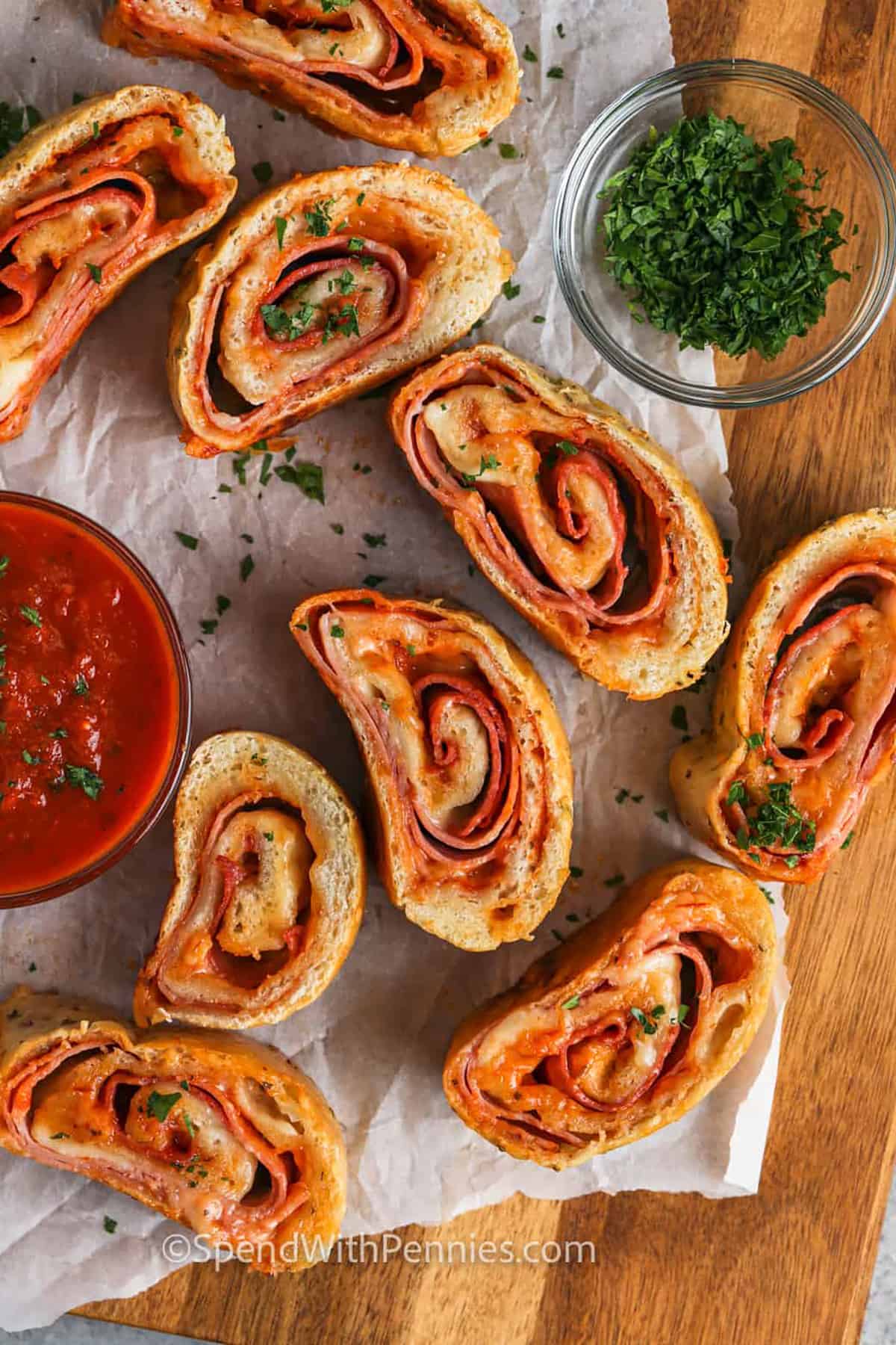 slices of pizza Stromboli