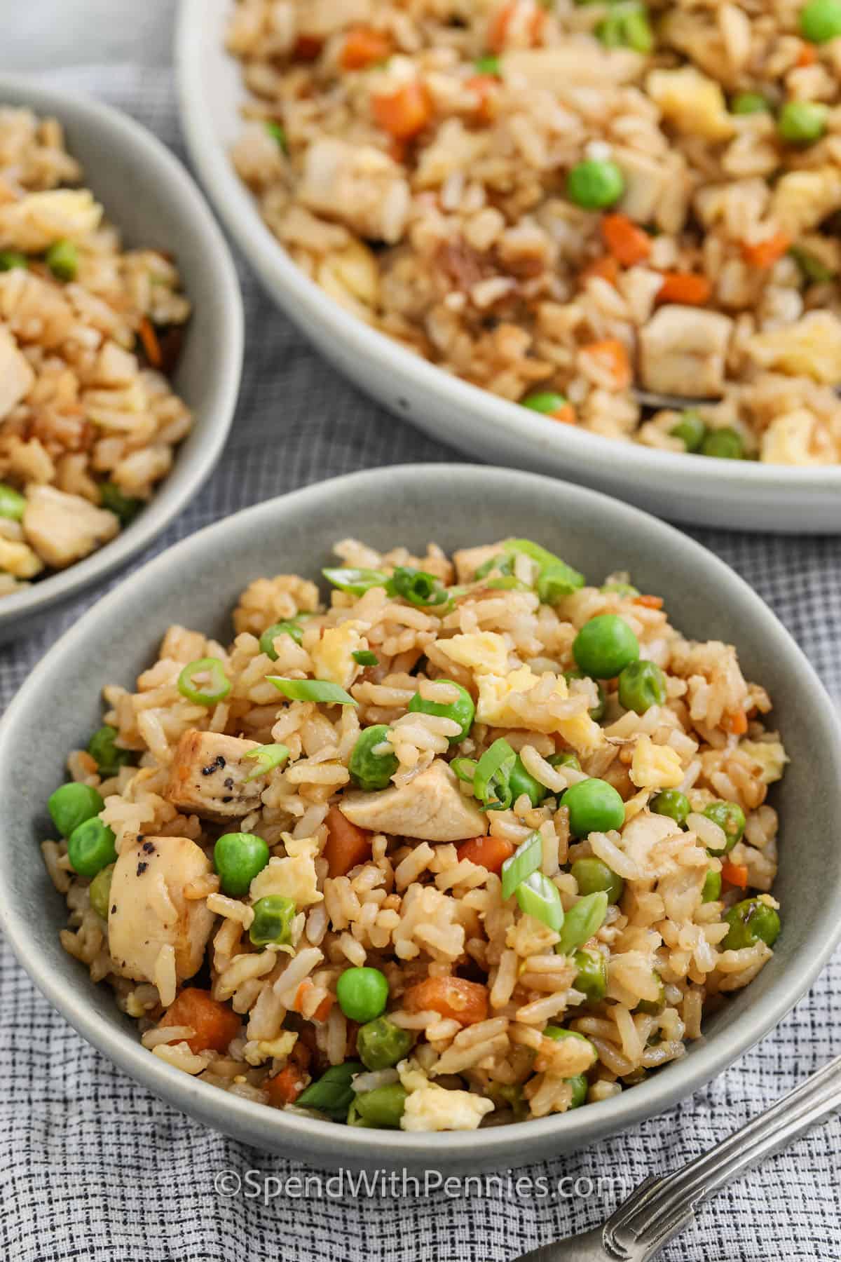 plated Easy Fried Rice Recipe