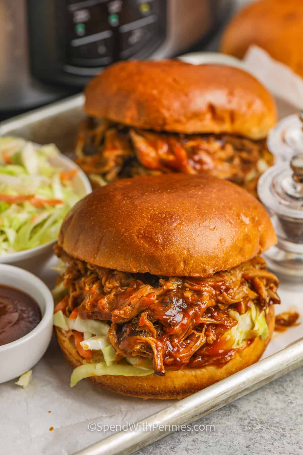 Slow Cooker Pulled Pork with Zesty Slaw