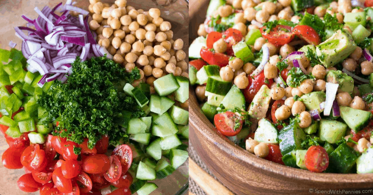 Chickpea Salad - Spend With Pennies