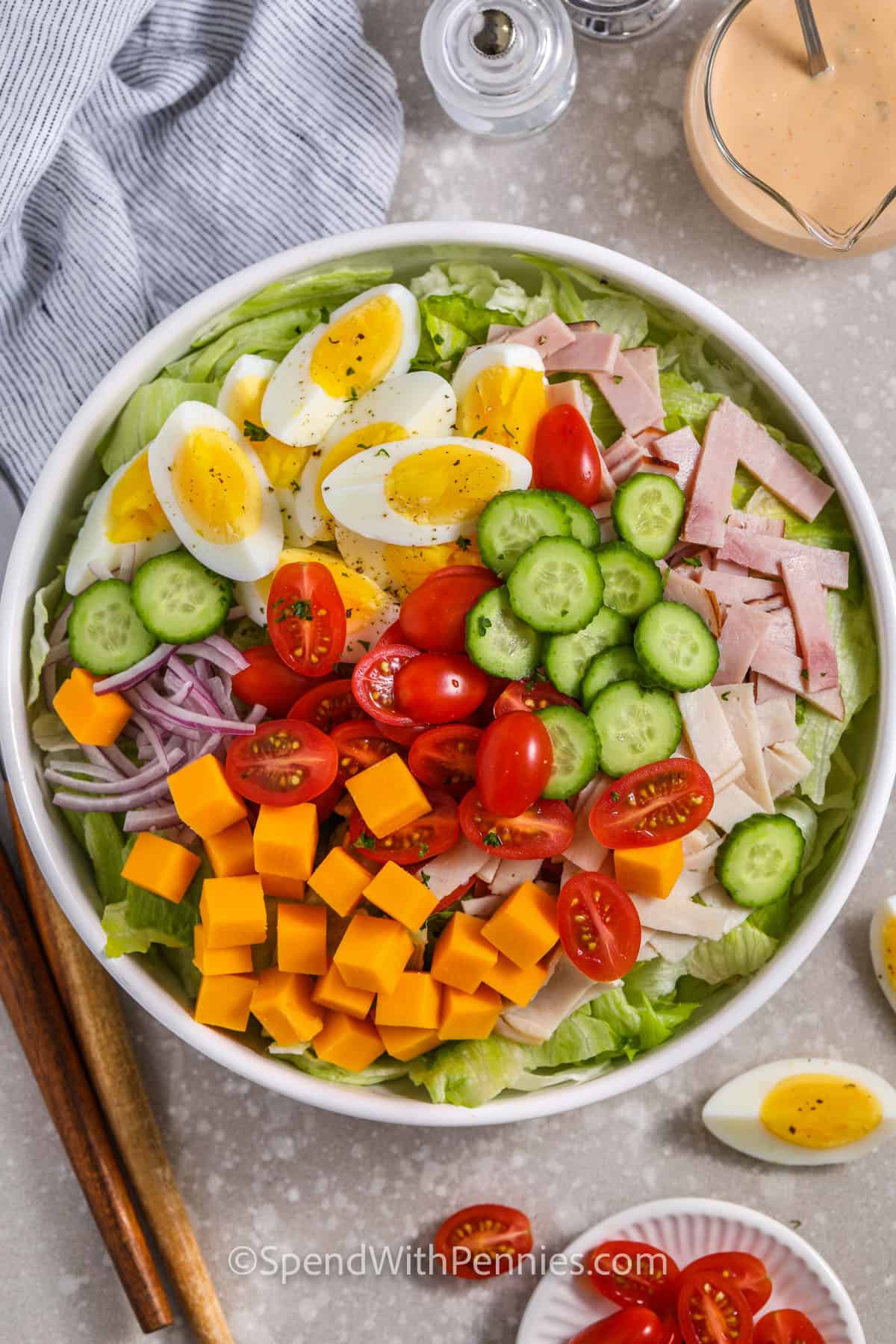 bowl of Greek Chicken Salad