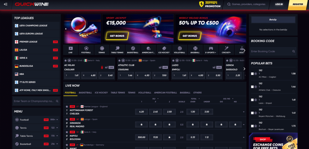 QuickWin Casino España Tu Destino de Juegos de Azar en Línea