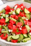 Easy Watermelon Salad (with feta)