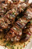 Garlic Butter Steak Kabobs – Spend With Pennies